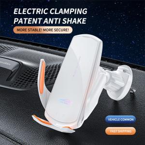 Quality White Portable ABS 15w Qi Wireless Car Charger 9V For Mobile Phone for sale