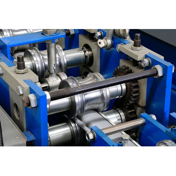 75mm Roller Shutter Door Roll Forming Machine With Punched Hole Or Punched Slot