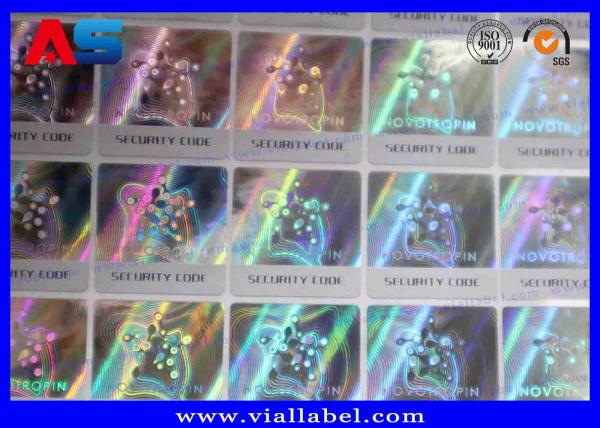 Buy Custom Scratch 3D Holographic Sticker QR Code Label Printing And Color Variable at wholesale prices