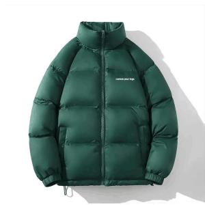 China                  OEM Custom Embroidered Warm Thicken Bubble Mens The Winter Down Coats High Quality Quilted Padded Down Puffer Jacket for Men              on sale