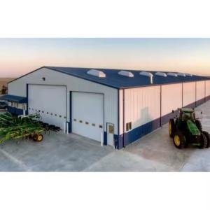 Modern Prefabricated Steel Structure Factory Warehouse Production Zone Coupled With Managerial Offices With Anti Rust Steel