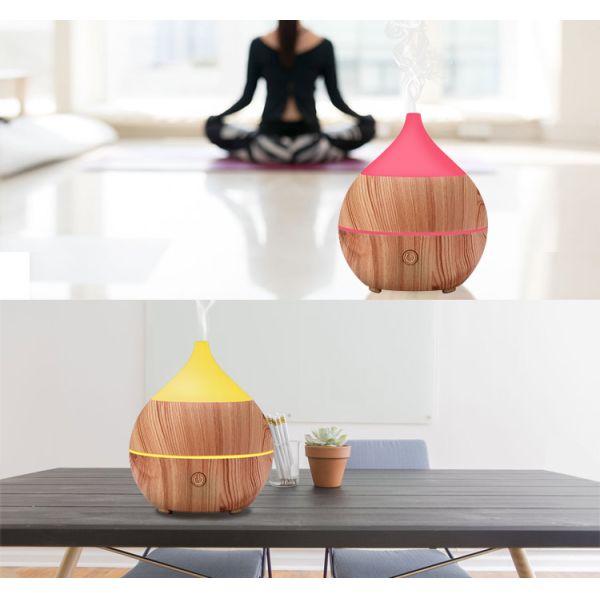Chestnut Shape Air Mist Oil Wood Grain 200ml Bluetooth Aroma Diffuser