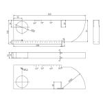 Shape Ultrasonic Calibration Block Iiw V1 / Iiw Type 2 Calibration Block 1 Year