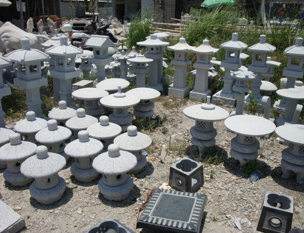 Japan Garden Granite Lamp