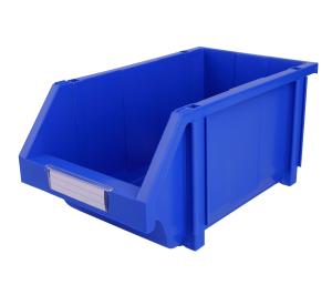 PP Wall Mounted Storage Bin Parts Rack Shelf Bins for Screw Nut Plastic Stackable Hanging Bin