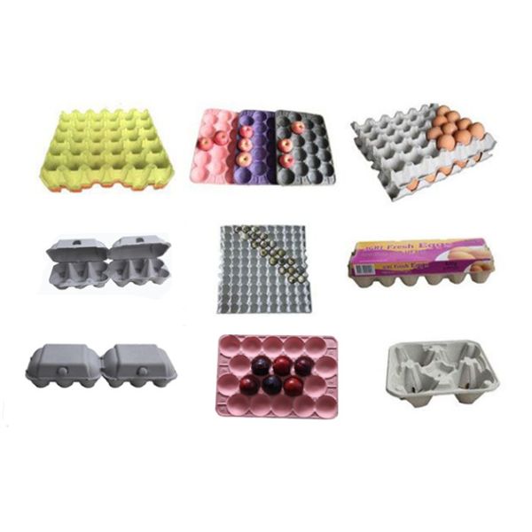 400Pcs/H Energy Saving Waste Paper Pulp Tray Machine / Waste Paper Recycling Machine
