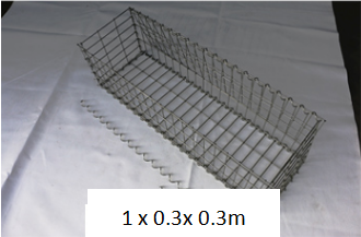 Square 5mm Welded Mesh Gabion Hot Dip Galvanized