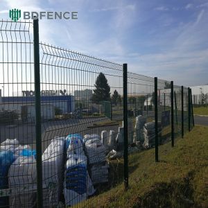 Easy Assembly Pvc Coated 3d Welded Wire Mesh Fence For Garden Security
