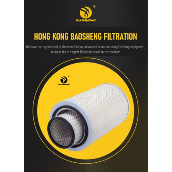 612600110540 Loader Filter 413mm Height Hydraulic Air Filter