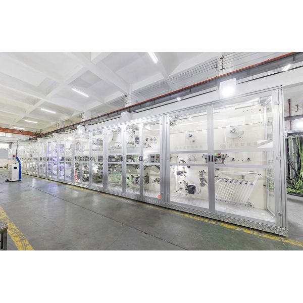 1200pcs/Min Sanitary Napkins Production Line Unit PLC Control Intelligent System