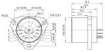 Multifunctional miniaturized range detector with accelerometer for various