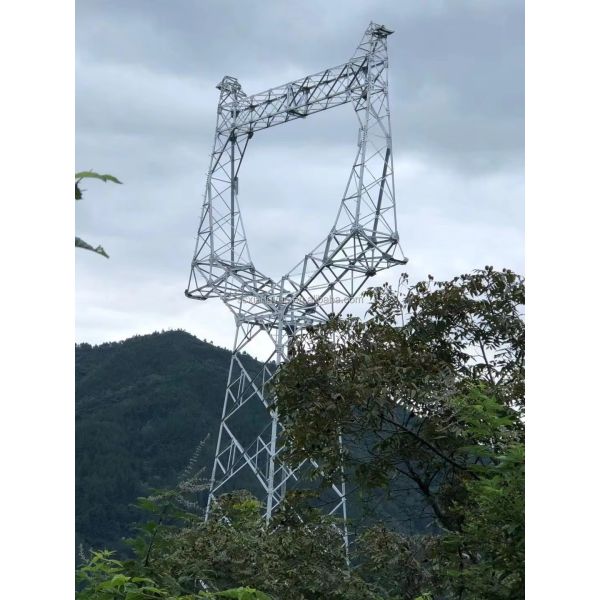 Hot Dip Galvanized Angle Steel Electricity Transmission Tower