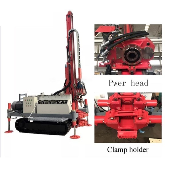 (55+11)kW Good Mobility Crawler Type Anchor Drilling Rig for Deep Foundation Pit Slope anchoring in Kyrgyzstan for Sale