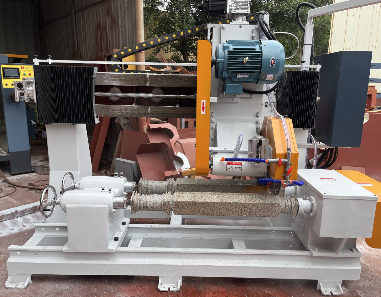 Customized CNC Profiling Machine For Balusters Railings Balls Vases