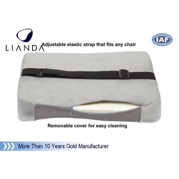 Mesh car office chairs Memory Foam Cushion contour lumbar back support