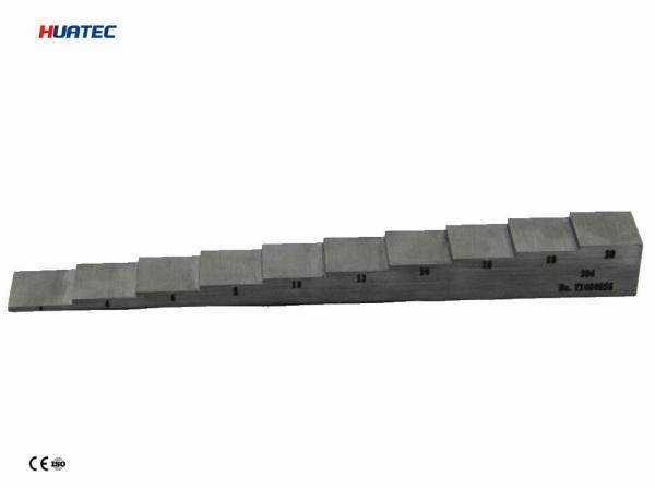 Buy 90° Curved 5 - Step NDT Calibration Blocks  Pipe Thikness Test Block Calibration Certificate at wholesale prices