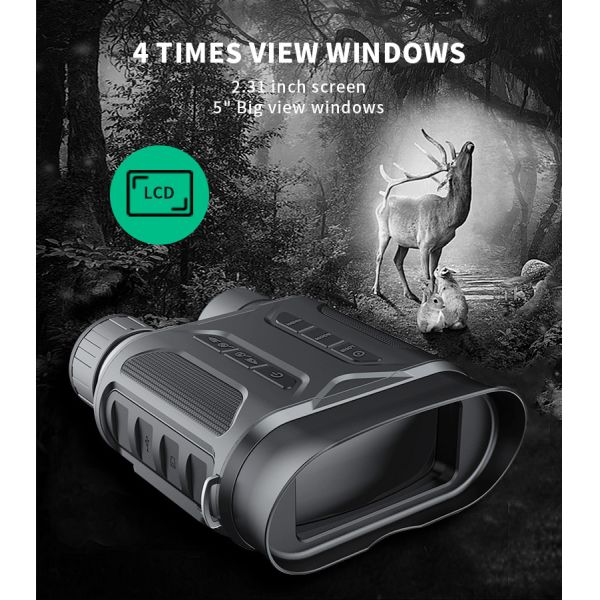 1080p Infrared Night Vision Binocular 7 Level Adjustable 2mp Telescope CMOS Sensor