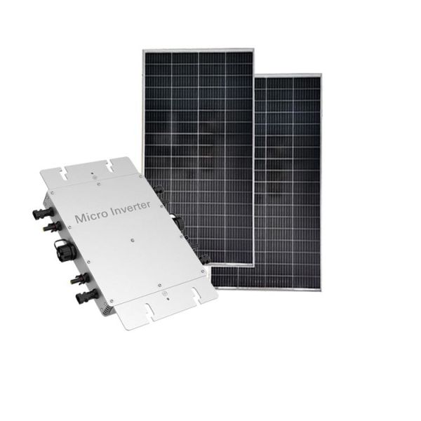 Aluminum Alloy Solar Panel Micro Inverter Silver Wifi 1600W Household Solar Inverter