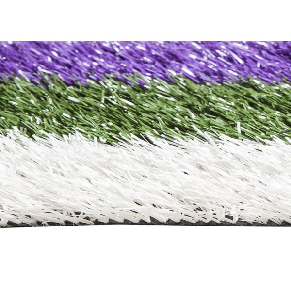 Smooth Coloured Tennis Court Artificial Turf , Coloured Fake Grass UV Resistance
