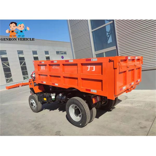 4 Ton Four Wheeled Underground Mini Dump Truck Tipper Dumper For Mining Transportation