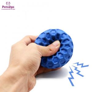 China non toxic Interactive Rubber 86mm Dog Play Ball on sale