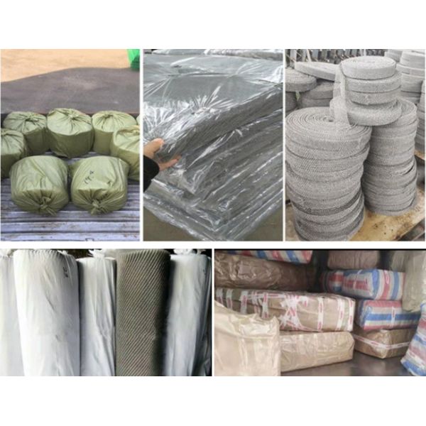 White Mesh Knit Wire Filter For Durable Filtration In Industrial Settings