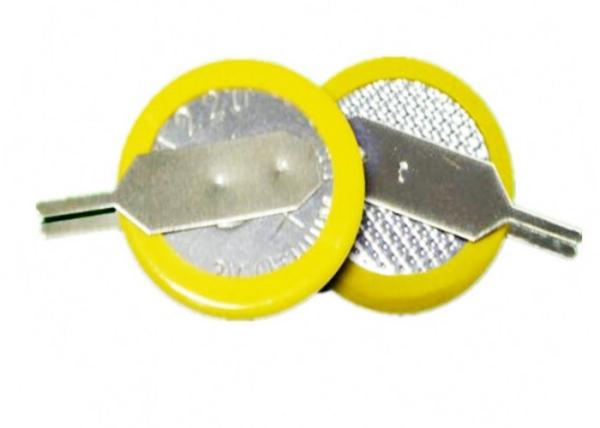 Buy Lightweight CR1220  3V Lithium Battery With Solder Tabs  40mAh  Lithium Button Cell at wholesale prices