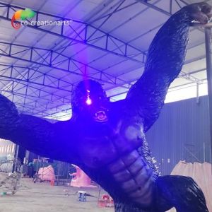 Customizable Moveable Animatronic Gorilla For Theme Park Remote Control