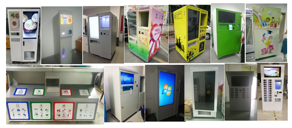 Tinplate Cans Reverse Vending Waste And Garbage Recycling Vending Machine 230V