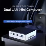 Gaming Mini PC With Intel Core Processors Dual LAN Dual DDR4 RAM And Cooling Fan
