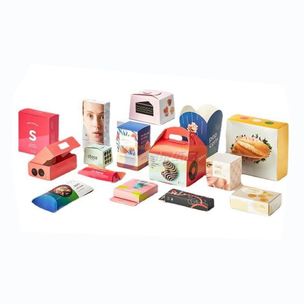 Paperboard Liner Type Tuck Top Boxes Recyclable Cosmetic Box Packaging For Lip Gloss