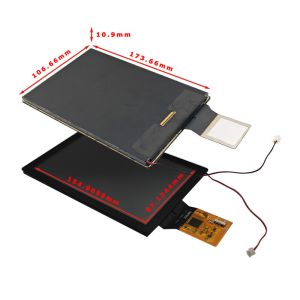 7 Inch High Brightness TFT LCD Display 1200x1920 2000 nits MIPI Interface