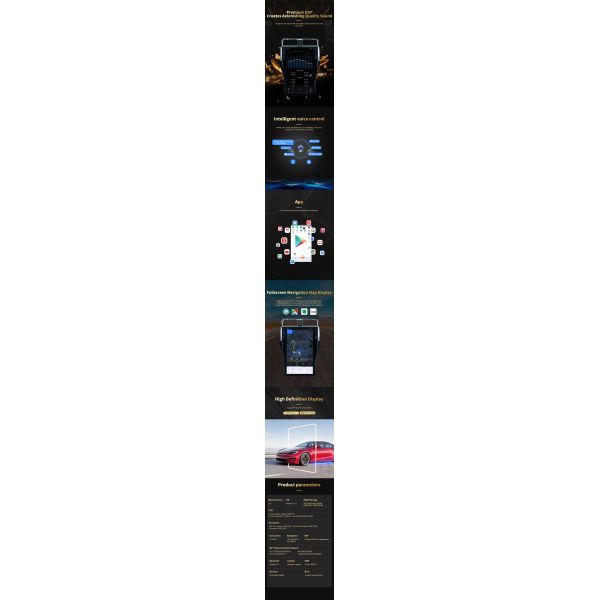 Qualcomm Octa Core Car Radio Player Android11 For Toyota Highlander 2014-2021