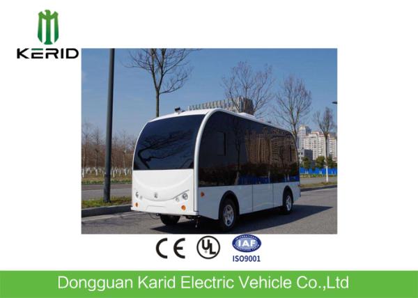 Buy 12 Seats Autonomous Shuttle Bus , City Self Driving Bus With Satellite Mapped Route at wholesale prices