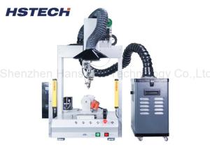 Quality Air Purification Automatic Soldering Robot 4 Axis Single Tip With Smog Cleaner for sale