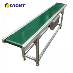 Quality CYCJET 1.5 Meters Food Packaging Conveyor Belt Production Line Conveyor Belt Table for sale