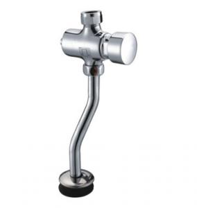 Quality Brass 0.05 - 0.9MPA Toilet Flush Valves / Single Hole Self-closing Urinal Flush Valve for sale