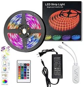 China JZ WIFI LED lights Strips Work with Alexa Google Home,Sync with music,5050 color changing RGB LED Strip Lights on sale