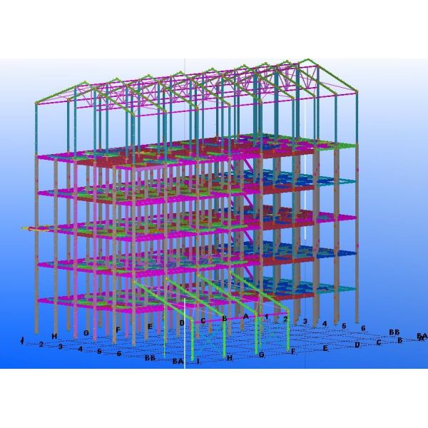 Long Span Durable Prefabricated Steel Structure Building Construction Supply