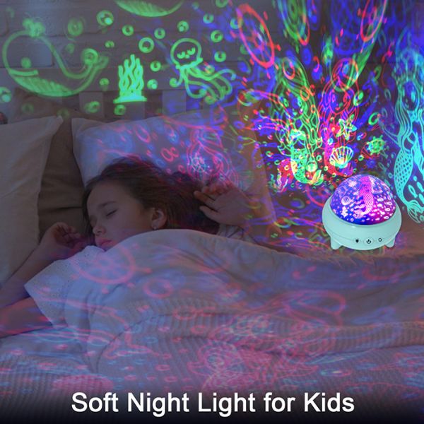 5V 1A 3W Animal Starry Night Light Projector Multifunctional Rotatable