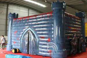 Quality Airblown Inflatable Haunted House Maze Zombie Castle Commercial Home Rental Halloween Party Decorations for sale