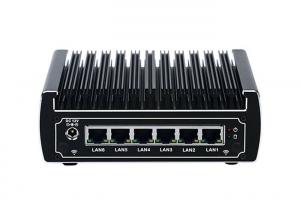 Quality Highly Reliable Fanless Industrial Computer Noise - Free With 7 LAN 4 USB 1 HDMI for sale