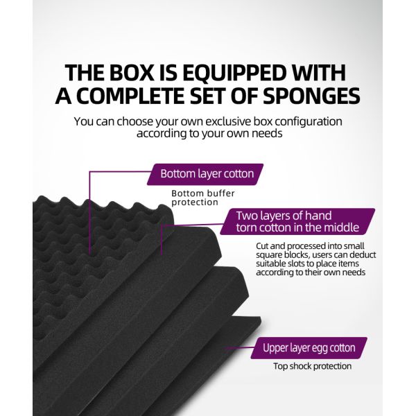 Custom Tool Box 460x250x205mm IP67 Waterproof Tactical Storage Bag