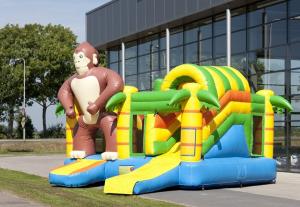 China Multiplay Monkey Inflatable Combo Customized Inflatable Bouncy House on sale