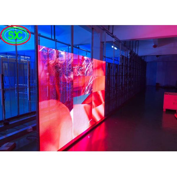 Full Color Transparent Rental Outdoor 2500 Nits P3.91 Transparent LED Screen