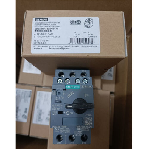Quality 3RV2011-1GA15 Siemens Programmable Automation Black Color Varies By Model Weight for sale