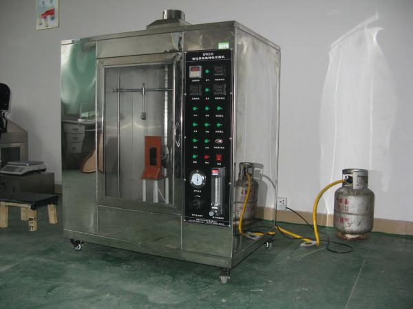 Buy Conveyor Vertical Fire Testing Machine / Flammability Test Chamber ISO340 at wholesale prices