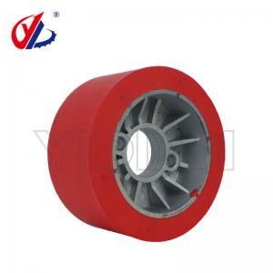 China 120*35*60mm Red Feeding Rubber Wheel Woodworking Machinery Accessories on sale