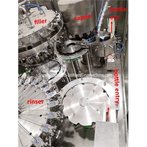 6000BPH 1000ML Automatic Sparkling Soda Carbonated Drink Filling Machine