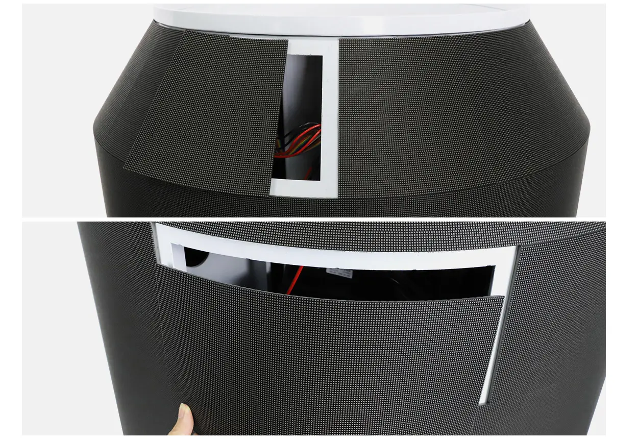 Creative Cans Led Display Screen bottle shape LED display